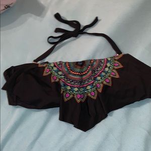 Bandeau style bikini top